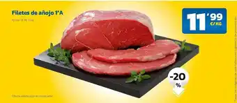 AhorraMas Filetes de añojo 1a a oferta