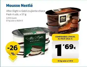 AhorraMas Mousse nestlé oferta