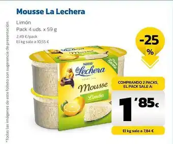 AhorraMas Mousse la lechera oferta