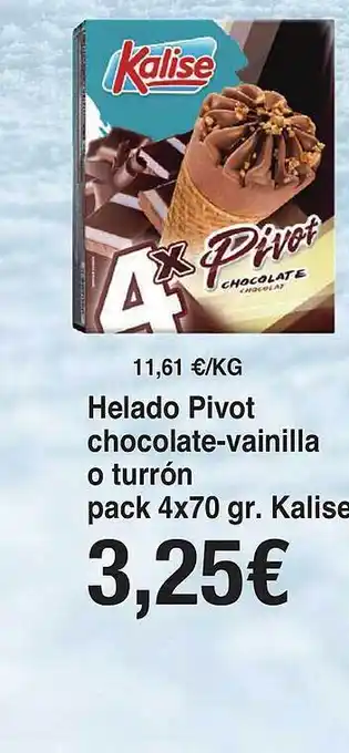 Spar La Palma Helado pivot chocolate-vainilla o turrón kalise oferta
