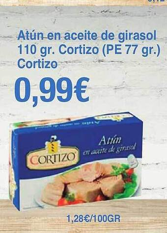 Spar La Palma Atún en aceite de girasol cortizo oferta