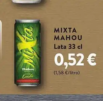 Spar Tenerife Mixta mahou oferta
