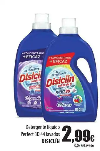 Spar Tenerife Detergente líquido perfect 3d disiclín oferta
