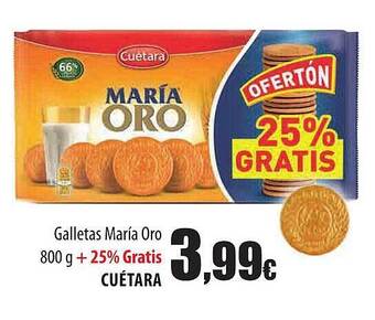 Spar Tenerife Galletas maría oro cuétara oferta