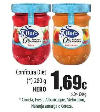 Spar Tenerife Confitura diet hero oferta