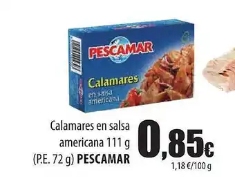 Spar Tenerife Calamares en salsa americana pescamar oferta
