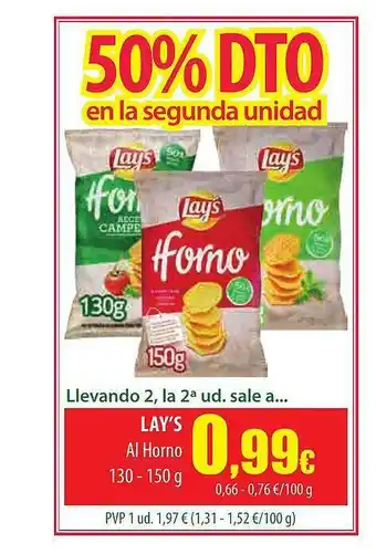 Spar Tenerife Lay's al horno oferta