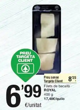 SPAR Filets de bacallà royal oferta