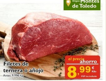 Cash Ecofamilia Filetes de ternera o añojo oferta
