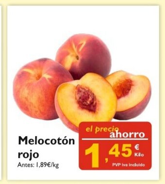 Cash Ecofamilia Melocotón rojo oferta