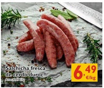 Cash Ecofamilia Salchicha fresca de cerdo duroc oferta