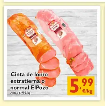 Cash Ecofamilia Cinta de lomo extratierna o normal ElPozo oferta