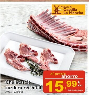 Cash Ecofamilia Chuletas de cordero recental oferta