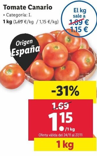 Lidl Tomates oferta