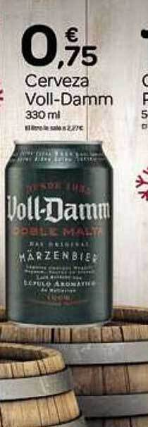 Supermercados El Jamón Cerveza voll-damm oferta