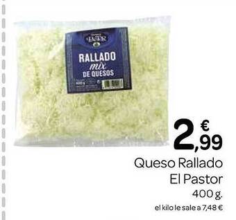 Supermercados El Jamón Queso rallado el pastor oferta