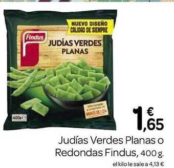 Supermercados El Jamón Judías verdes planas o redondas findus oferta