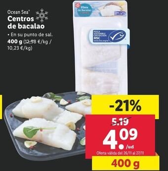 Lidl Bacalao oferta