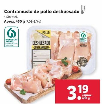 Lidl Contramuslos de pollo oferta