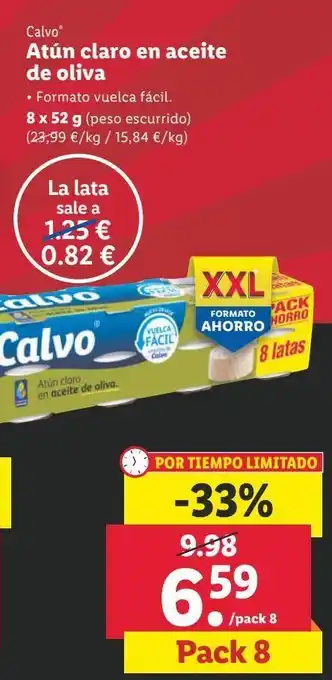 Lidl Atún claro calvo oferta