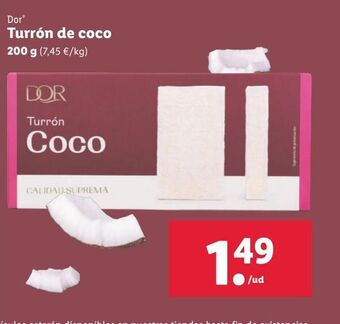 Lidl Turrón oferta