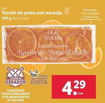 Lidl Turrón oferta