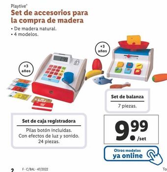 Lidl Juguetes de madera playtive oferta