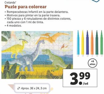 Lidl Puzzles crelando oferta