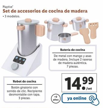 Lidl Cocina de juguete playtive oferta