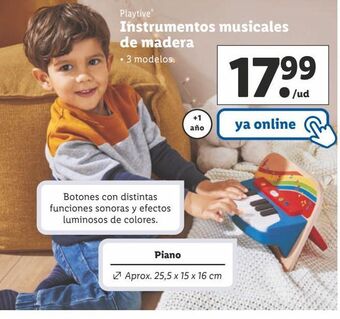 Lidl Instrumentos musicales de juguete playtive oferta