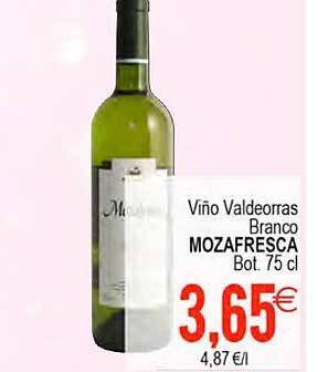 Plenus Supermercados Viño valdeorras branco mozafresca oferta