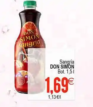 Plenus Supermercados Sangría don simón oferta