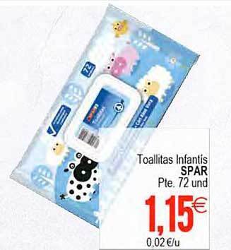 Plenus Supermercados Toallitas infantis spar oferta