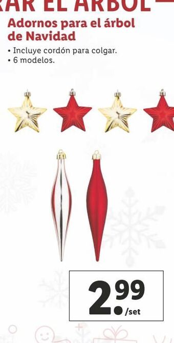 Lidl Adornos de navidad oferta