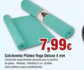 FROIZ Colchoneta pilates-yoga deluxe 4 mm oferta