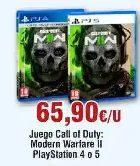 FROIZ Juego call of duty: modern warfare ii playstation 4 o 5 oferta