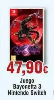 FROIZ Juego bayonetta 3 nintendo switch oferta