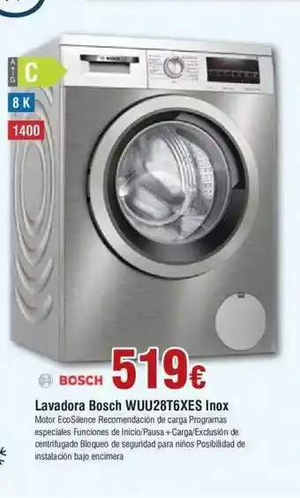 FROIZ Lavadora bosch oferta