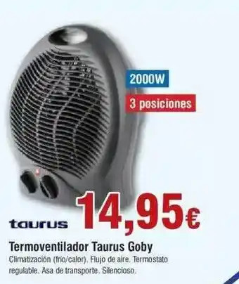FROIZ Termoventilador taurus oferta