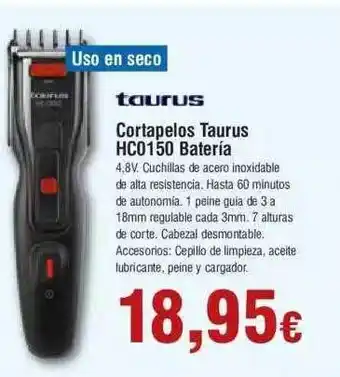 FROIZ Cortapelos taurus oferta