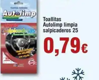 FROIZ Toallitas autolimp limpia salpicaderos 25 oferta