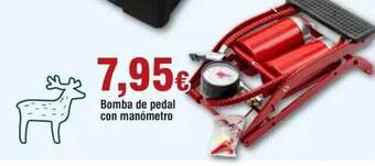 FROIZ Bomba de pedal con manómetro oferta