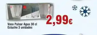 FROIZ Vaso pulsar agua 30cl estuche 3 unidades oferta