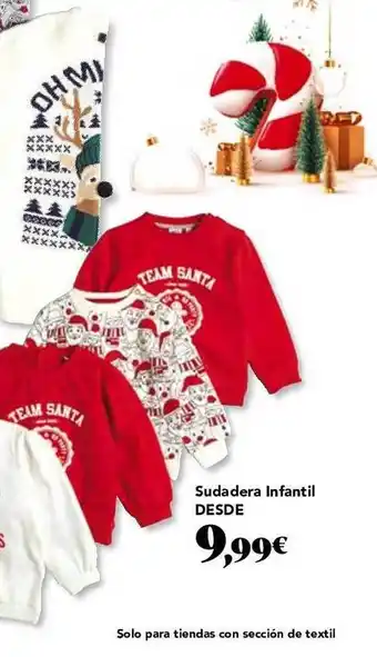 Gadis Team santa sudadera infantil desde oferta