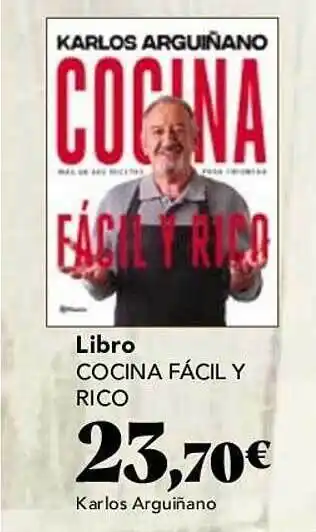 Gadis Karlos arguiñano libro cocina fácil y rico oferta