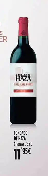 Hipercor Condado de haza crianza oferta