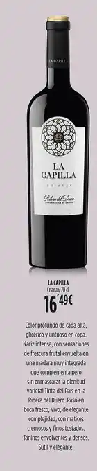 Hipercor La capilla crianza oferta
