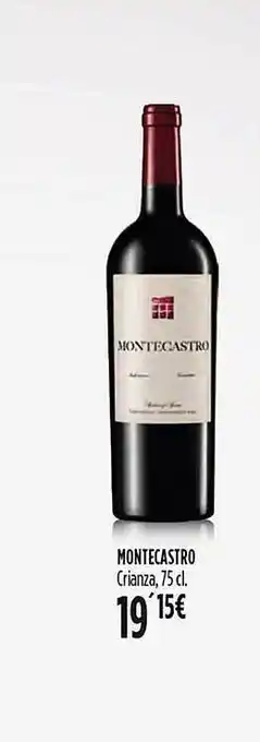 Hipercor Montecastro crianza oferta