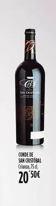 Hipercor Conde de san cristóbal crianza oferta