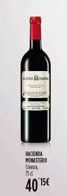 Hipercor Hacienda monasterio crianza oferta